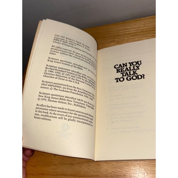 Can You Really Talk To God? By Louis H. Evans Sr. Paperback 1979 - Picture 7 of 11